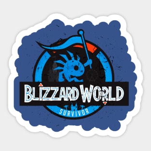 Surviving Blizzardworld Sticker